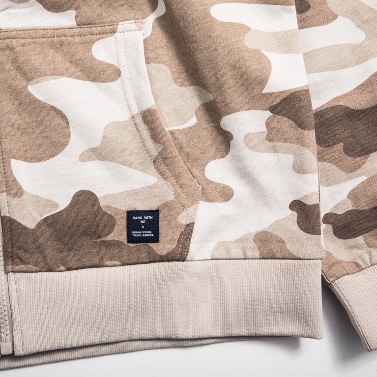 Zip sweater "Archer Camo" 